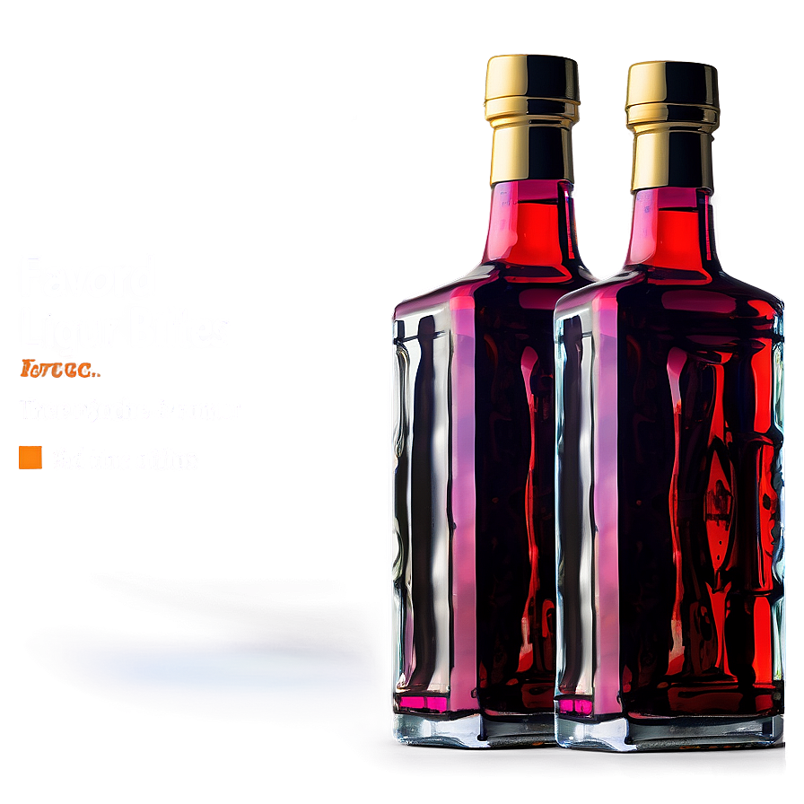 Flavored Liquor Bottles Png 06132024 PNG Image