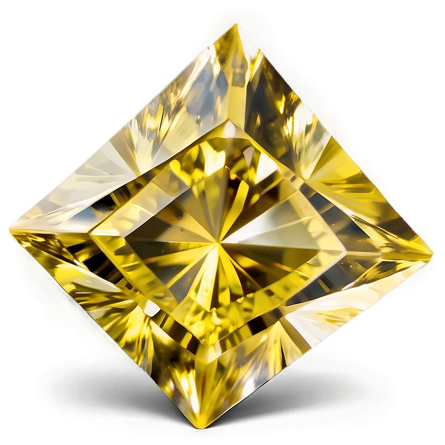 Flawless Yellow Diamond Image Png 06292024 PNG Image