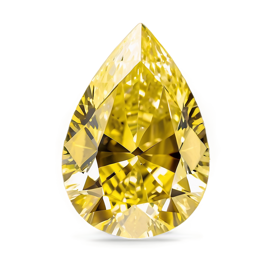 Flawless Yellow Diamond Image Png 72 PNG Image