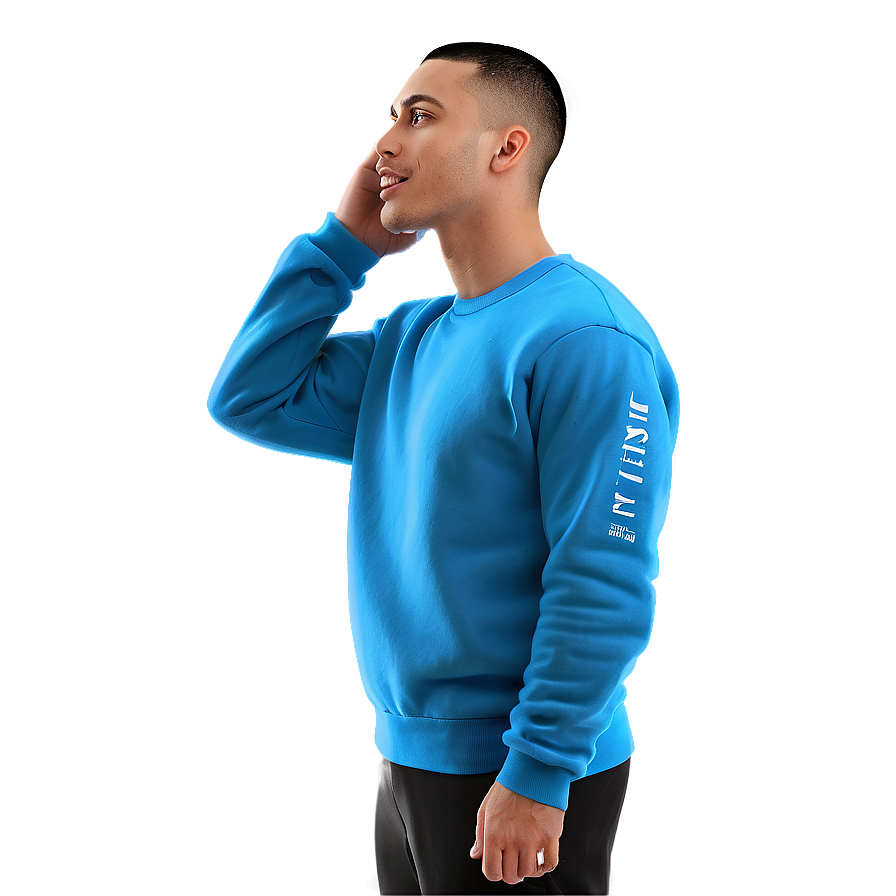 Fleece Crewneck Pullover Png Wmn PNG Image