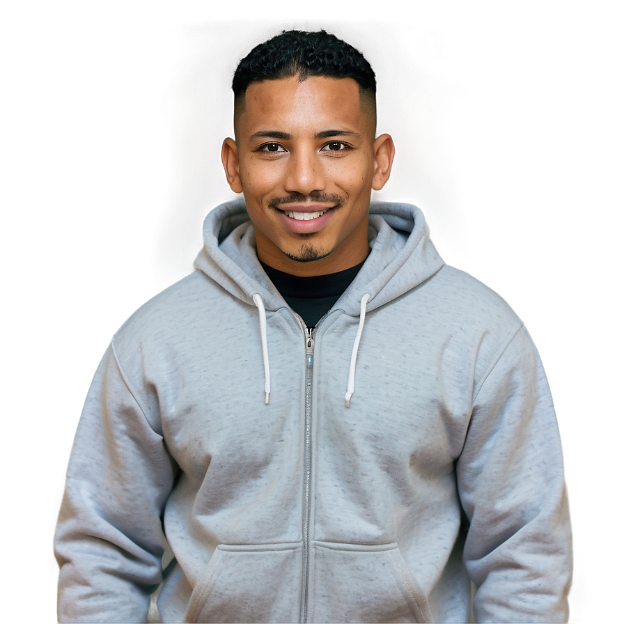 Fleece Zip Up Hoodie Png Qhs86 PNG Image