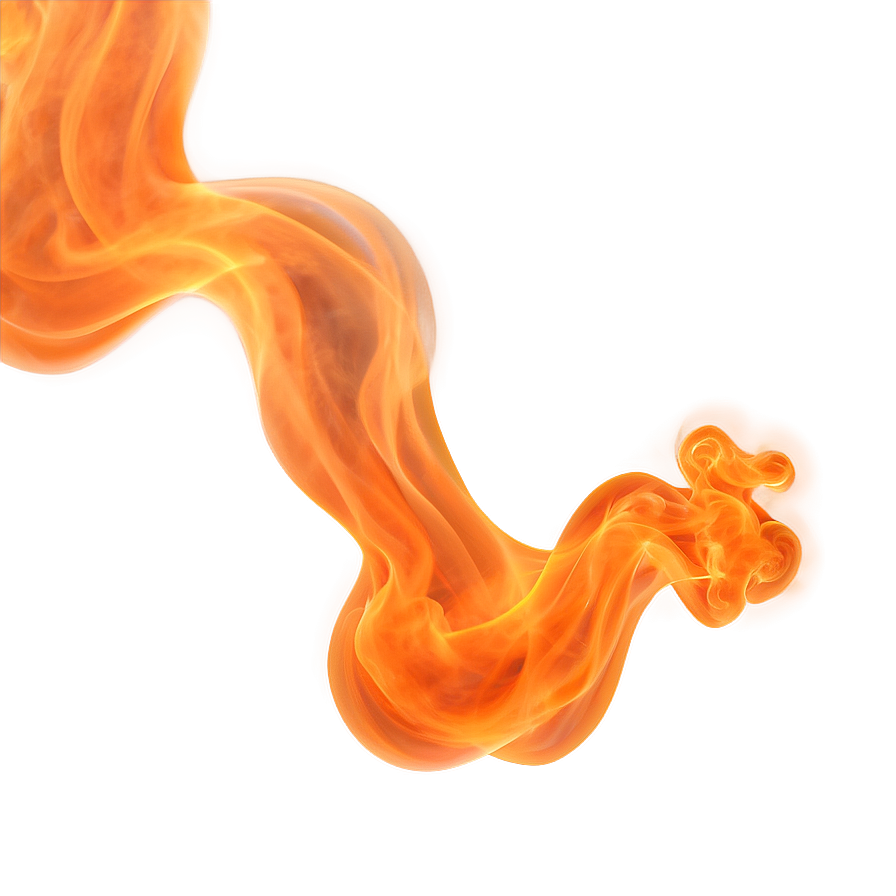 Flickering Orange Smoke Scene Png 06262024 PNG Image