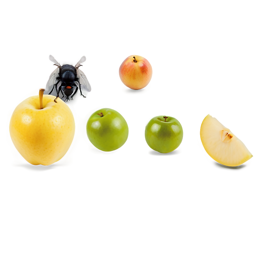 Flies On Fruit Png 98 PNG Image