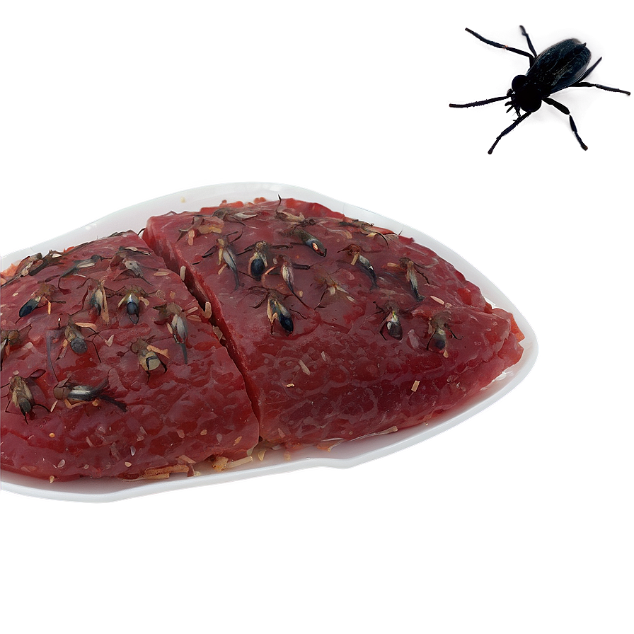 Flies On Meat Png Clv66 PNG Image