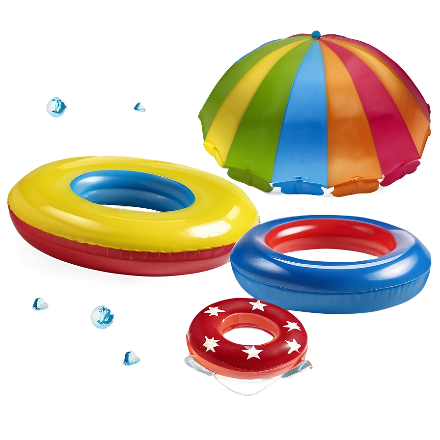 Floating Beach Toys Png Tjc65 PNG Image