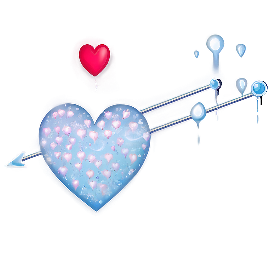 Floating Heart Overlay Png Xik PNG Image