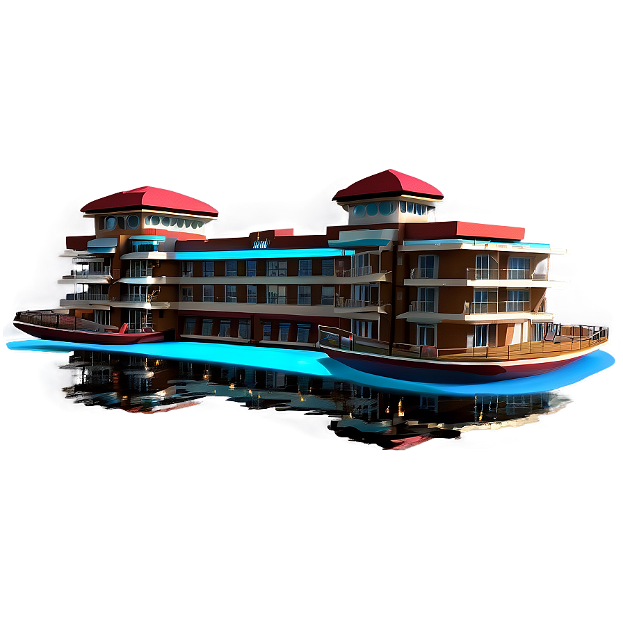 Floating Hotel Fantasy Png Hmy PNG Image