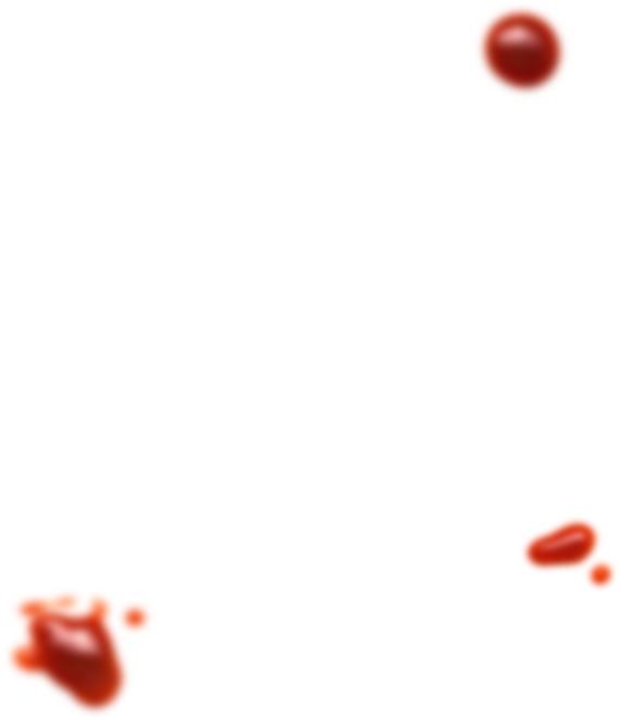 Floating Ketchup Drops PNG Image