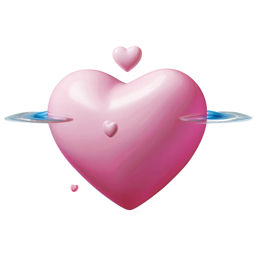 Floating Pink Heart Png 05232024 PNG Image