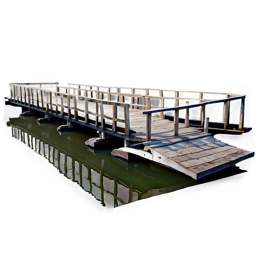 Floating Pontoon Bridge Png Guv PNG Image