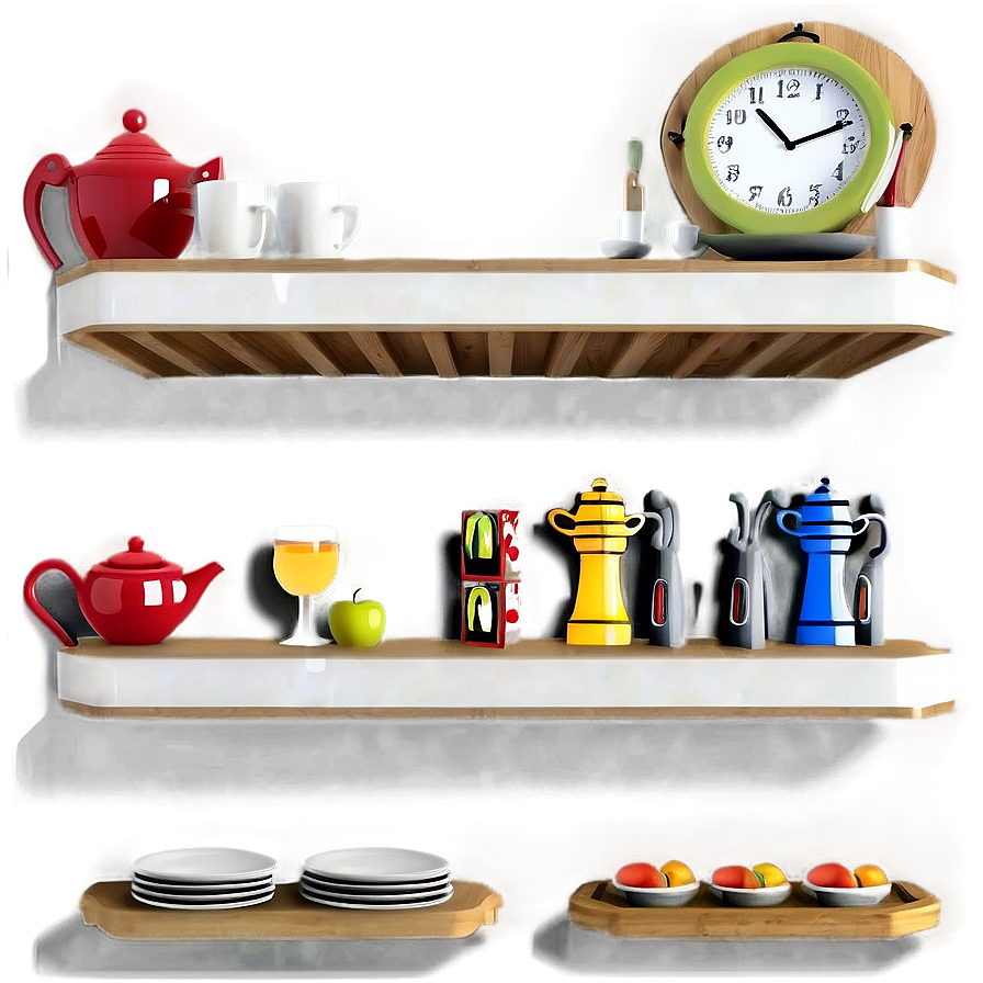 Floating Shelves In Dining Room Png 18 PNG Image