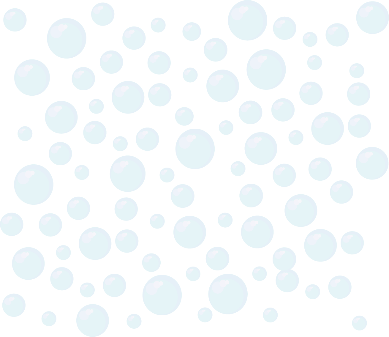 Floating Soap Bubbles Background PNG Image