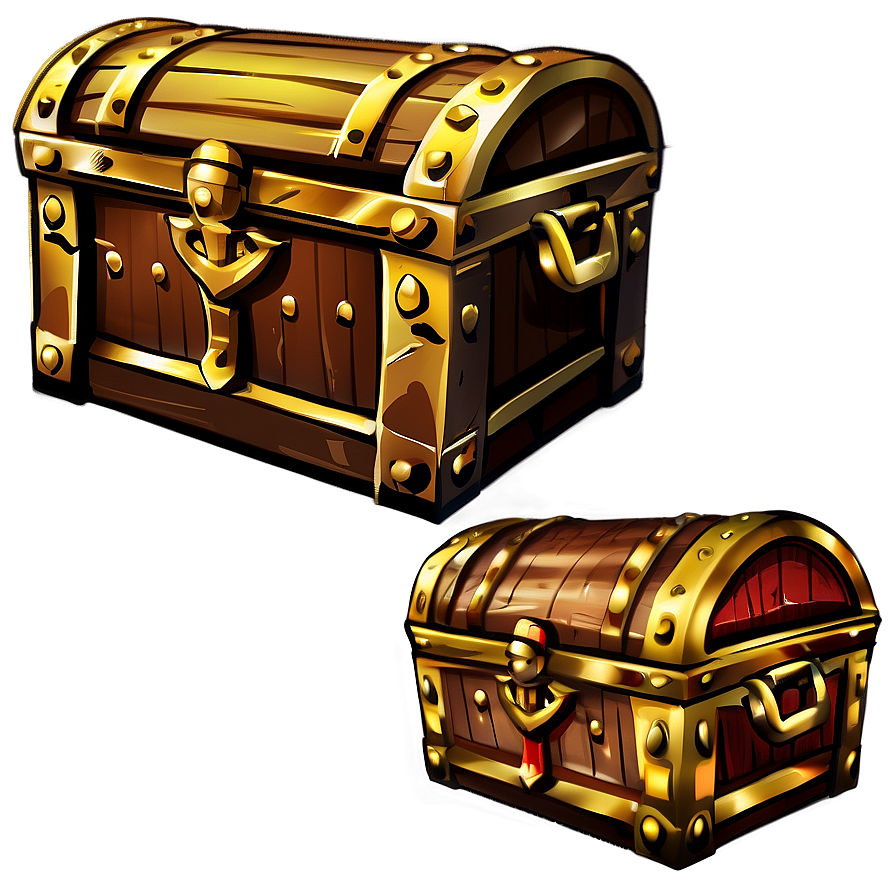 Floating Treasure Chest Png Enx PNG Image