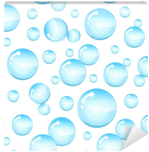 Floating Water Bubbles Pattern PNG Image