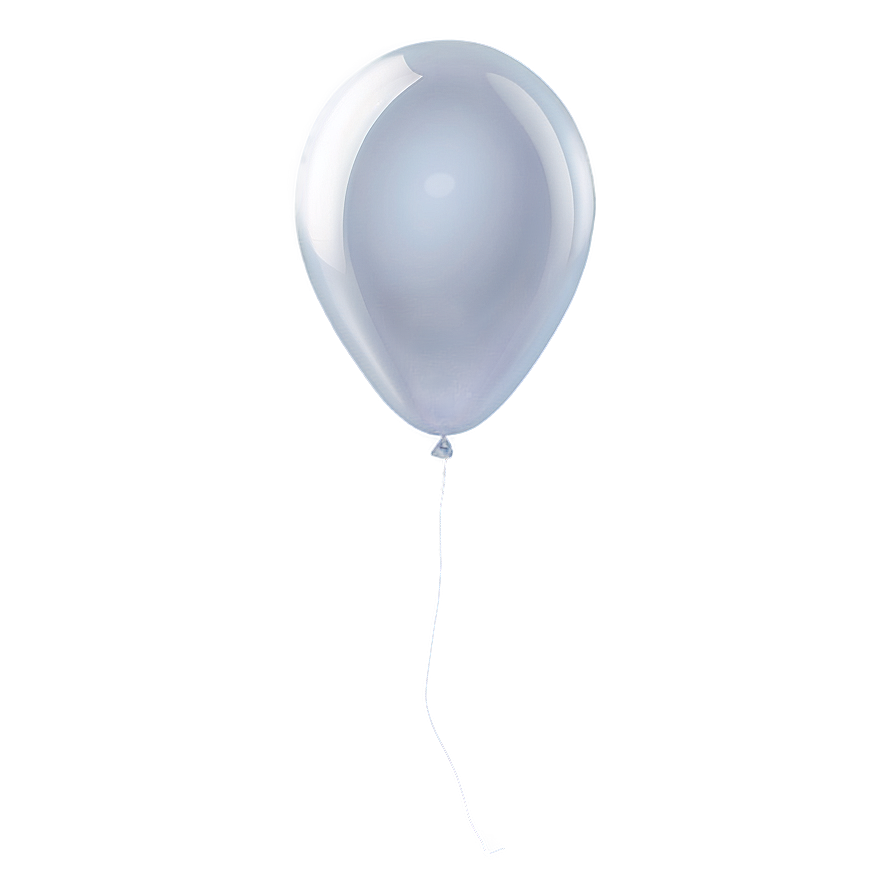 Floating White Balloon Png Hue98 PNG Image