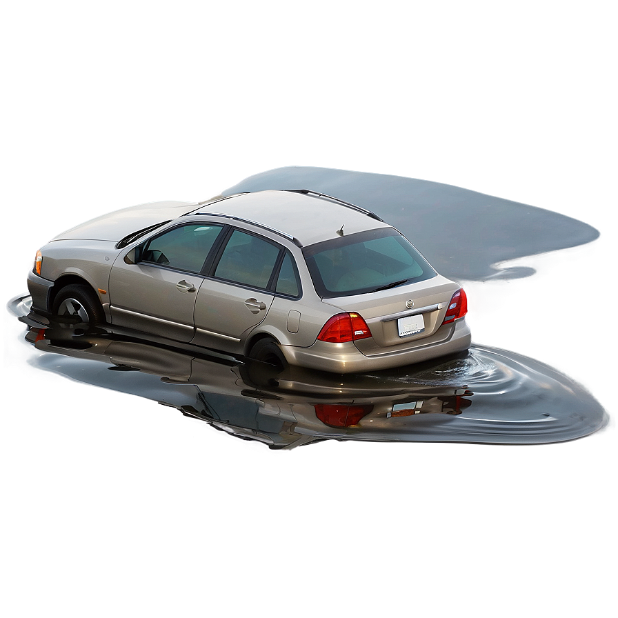 Flooded Car Png 06202024 PNG Image