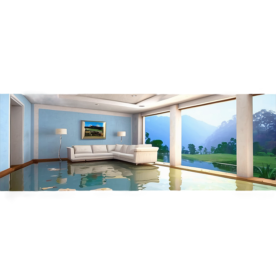 Flooded Home Interior Png Xhp PNG Image