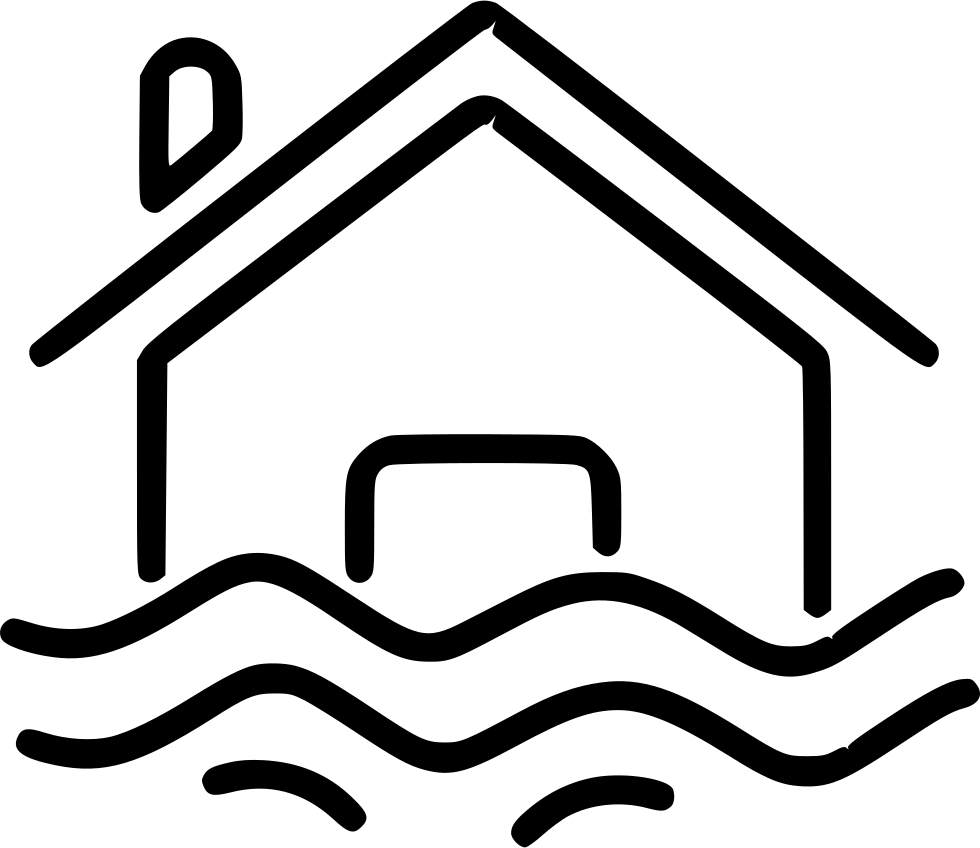 Flooded_ House_ Icon PNG Image