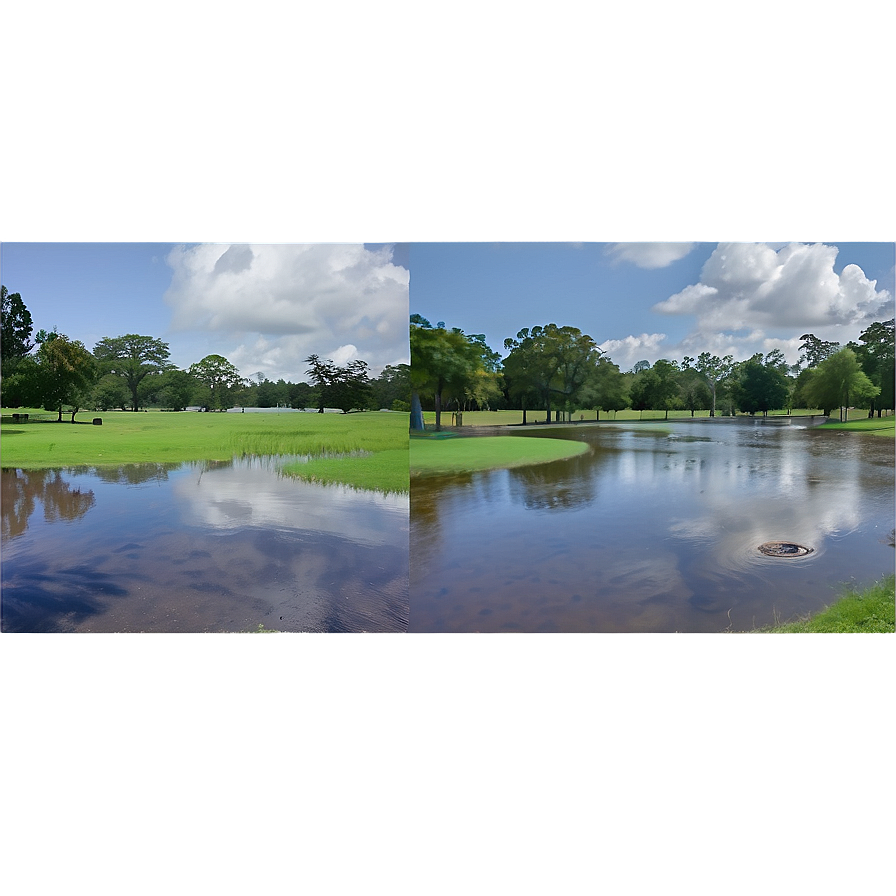 Flooded Park Png Trs PNG Image