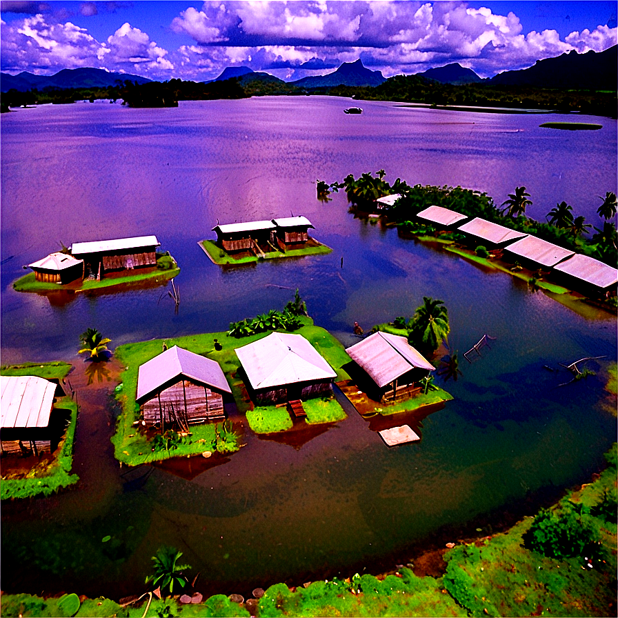 Flooded Village Png Acw PNG Image