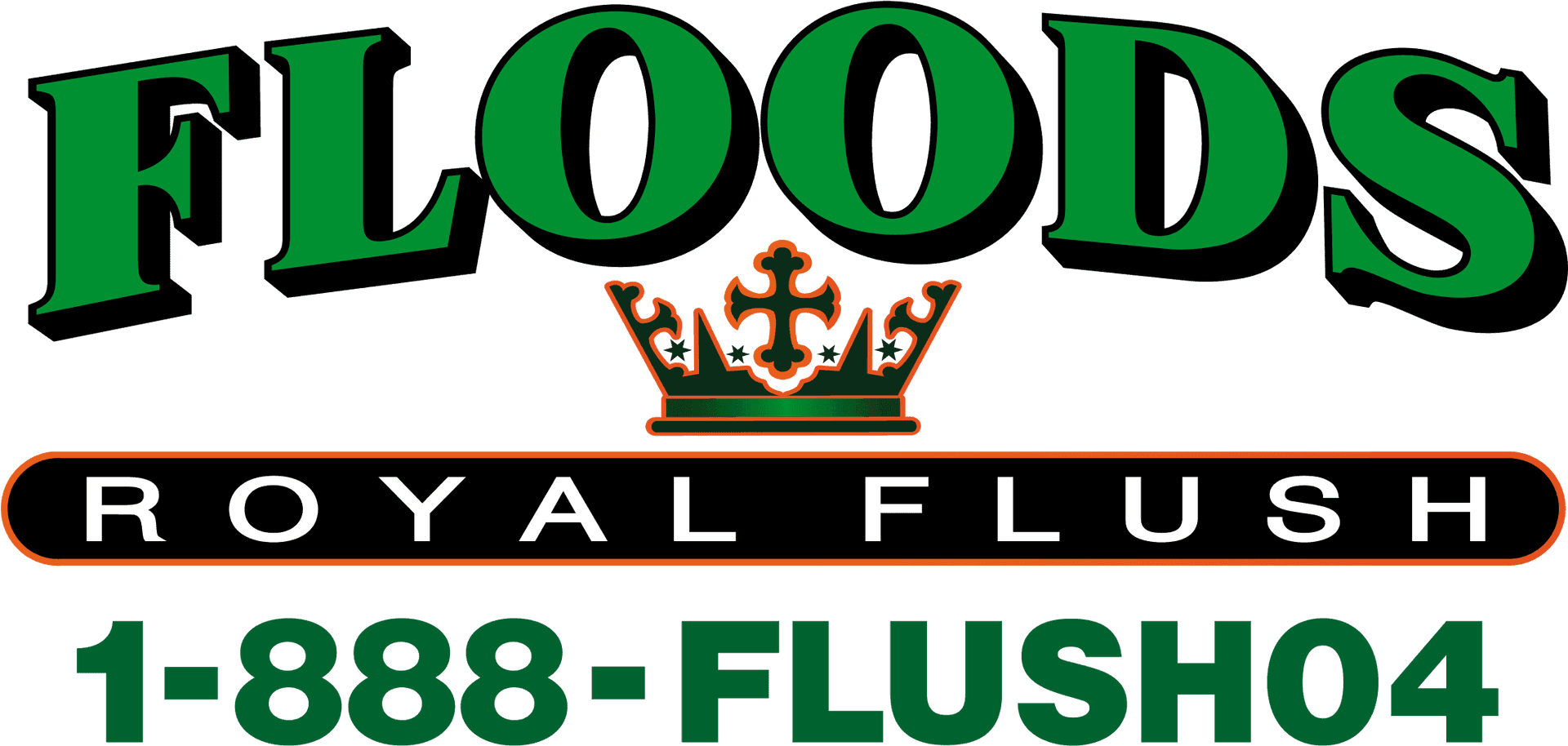 Floods Royal Flush Logo PNG Image