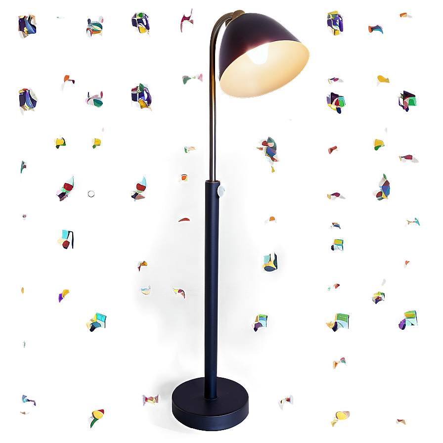 Floor Lamp With Shelves Png Pva90 PNG Image