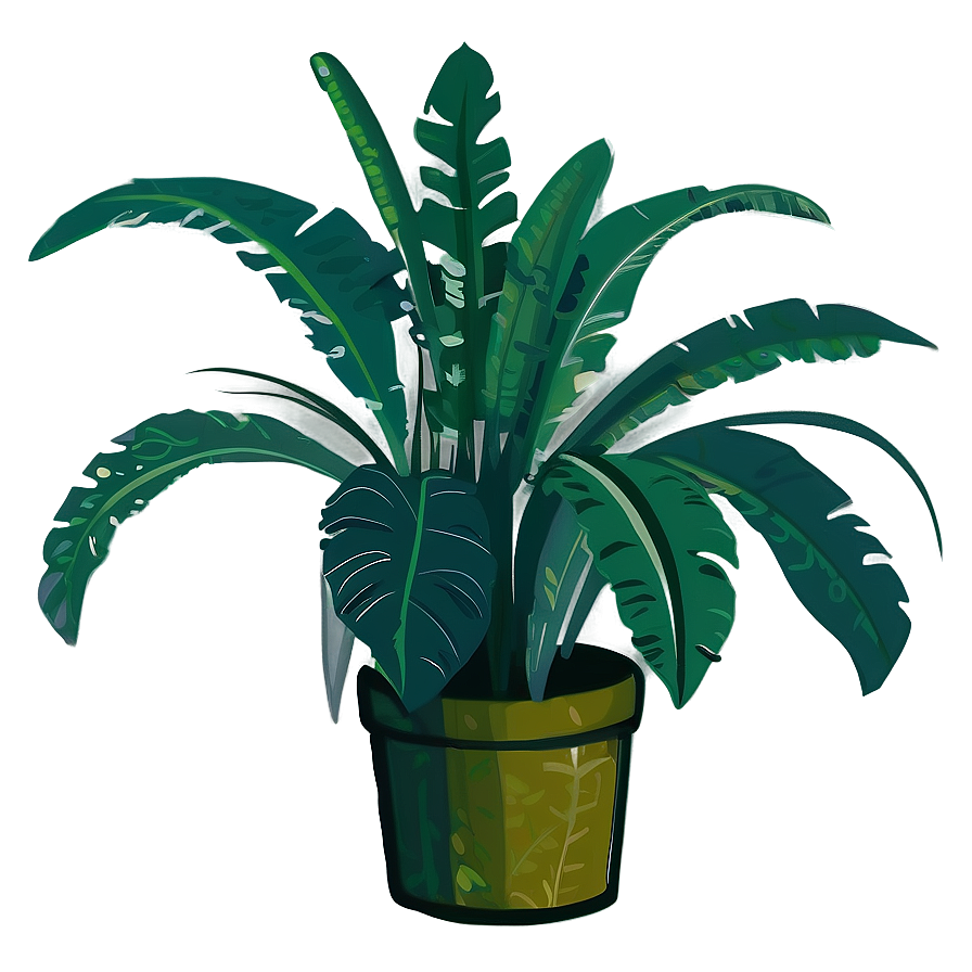 Floor Plant Vector Png Msk72 PNG Image