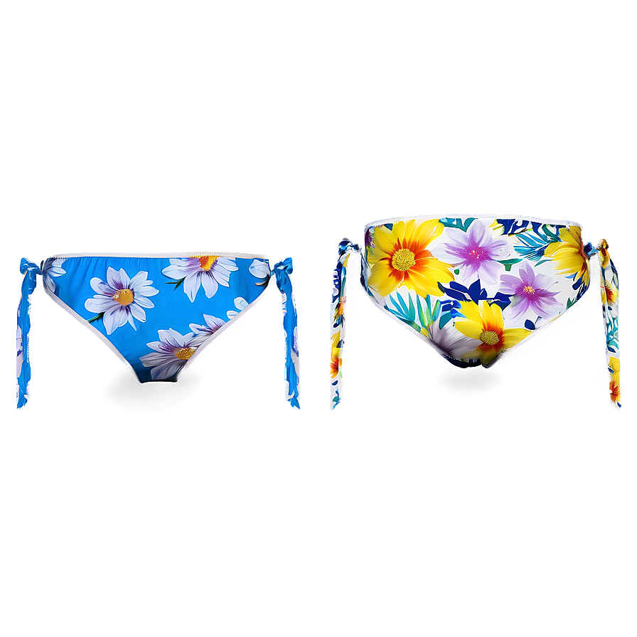 Floral Bikini Png Agy PNG Image