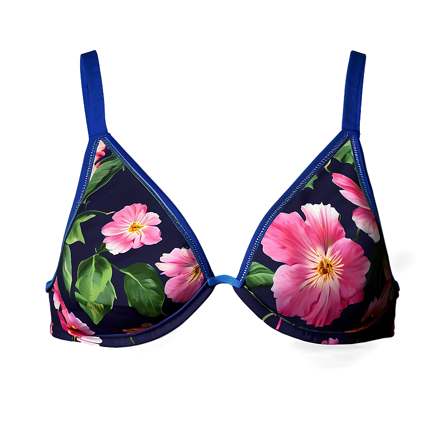 Floral Bikini Top Png 06132024 PNG Image