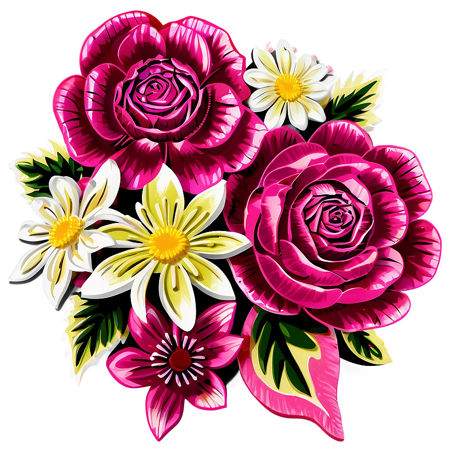 Floral Bouquet Cricut Png Rmq PNG Image