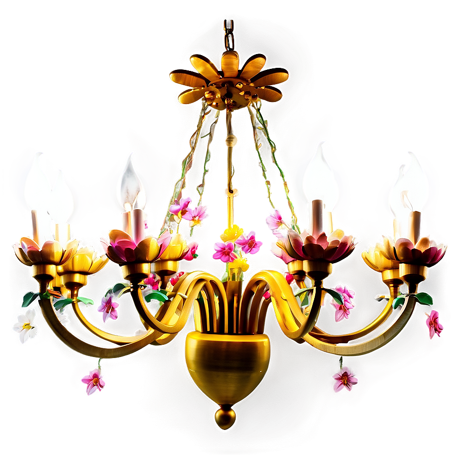 Floral Chandelier Png Ylc2 PNG Image