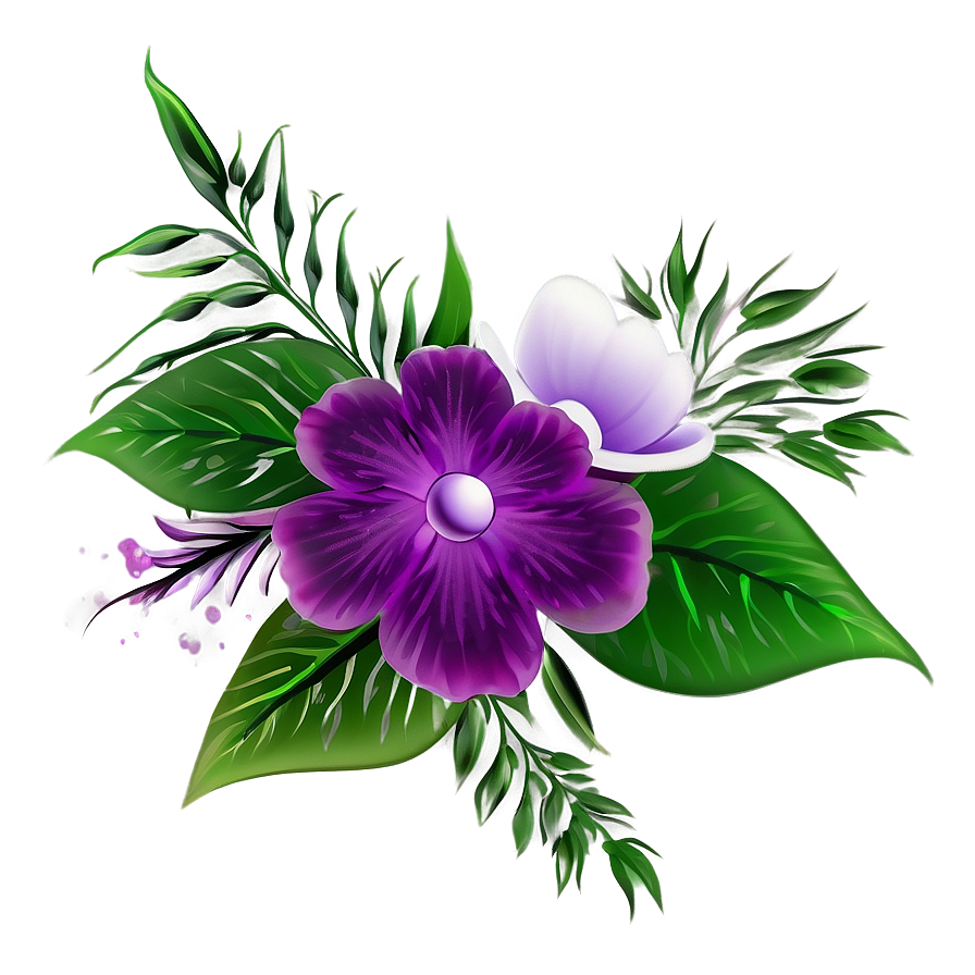 Floral Design C PNG Image