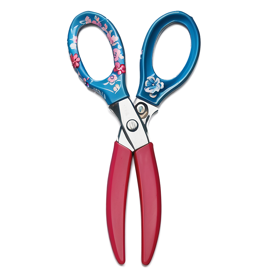 Floral Design Craft Shears Png Jxv75 PNG Image