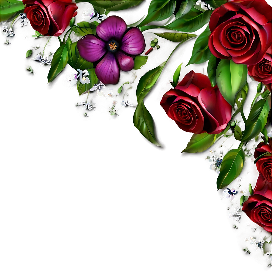 Floral Frame Png Tmb PNG Image