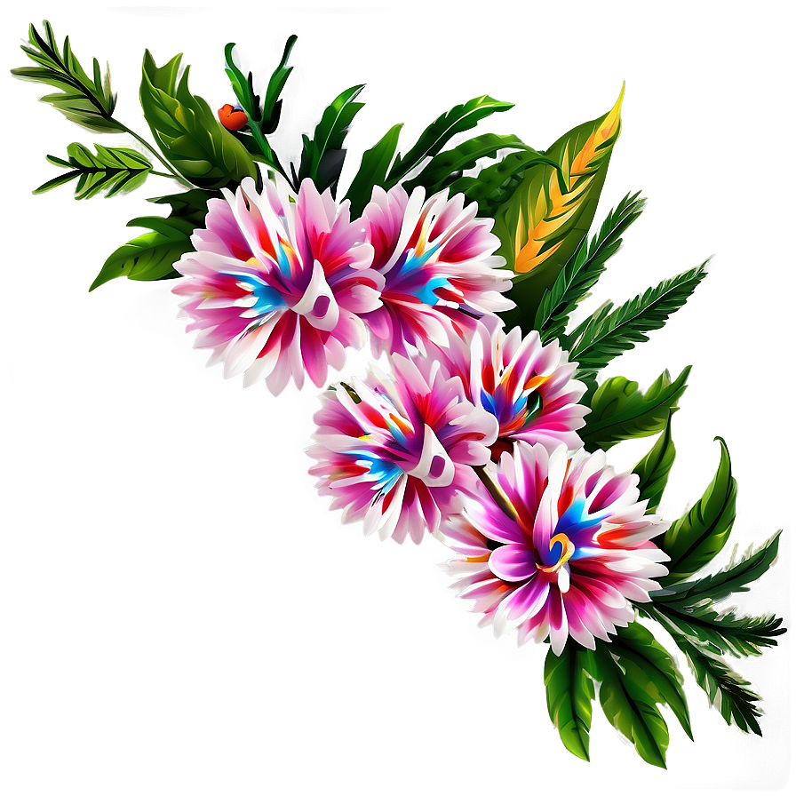 Floral Garland Png Enp20 PNG Image