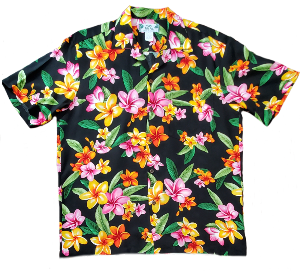 Floral Hawaiian Shirt Design PNG Image