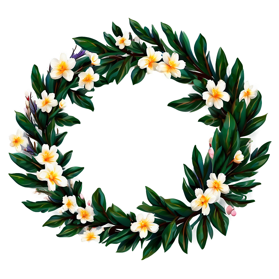 Floral Laurel Design Png Ovu96 PNG Image