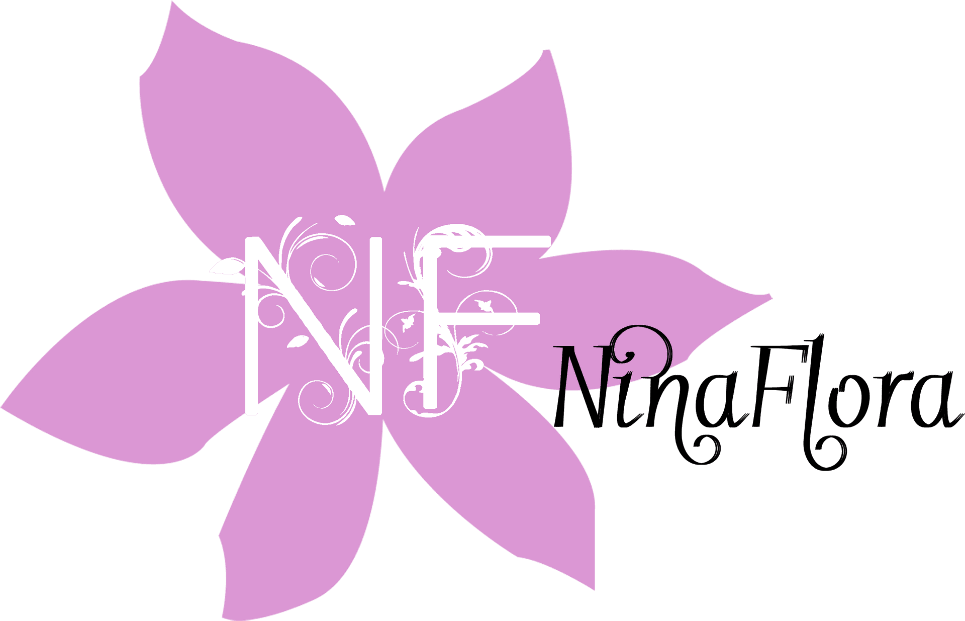 Floral_ Logo_ Design_ N F PNG Image