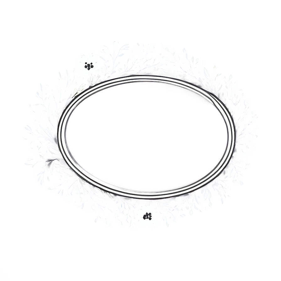 Floral Oval Frame Png 05252024 PNG Image