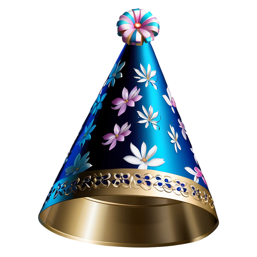 Floral Party Hat Png 81 PNG Image