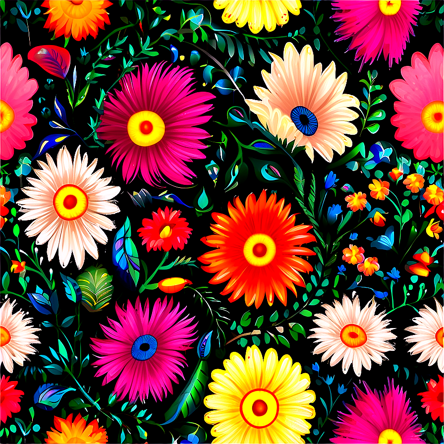 Floral Pattern Background Png Kbb PNG Image