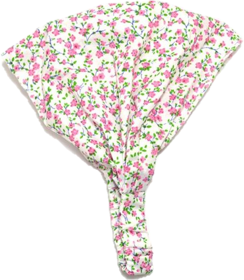 Floral Pattern Head Bandana PNG Image