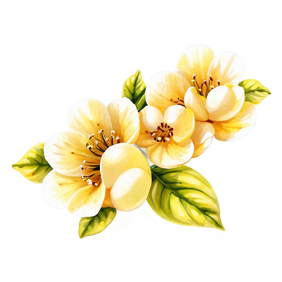 Floral Quince Pattern Png 06262024 PNG Image