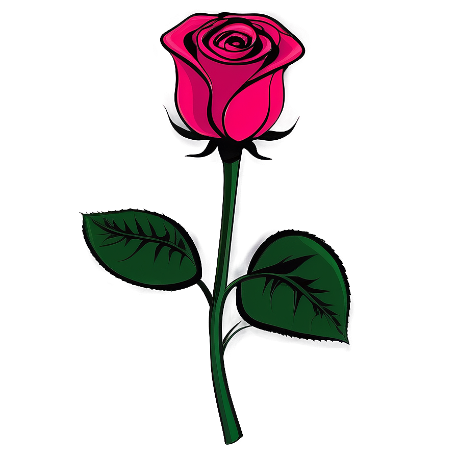 Floral Rose Vector Illustration Png 84 PNG Image