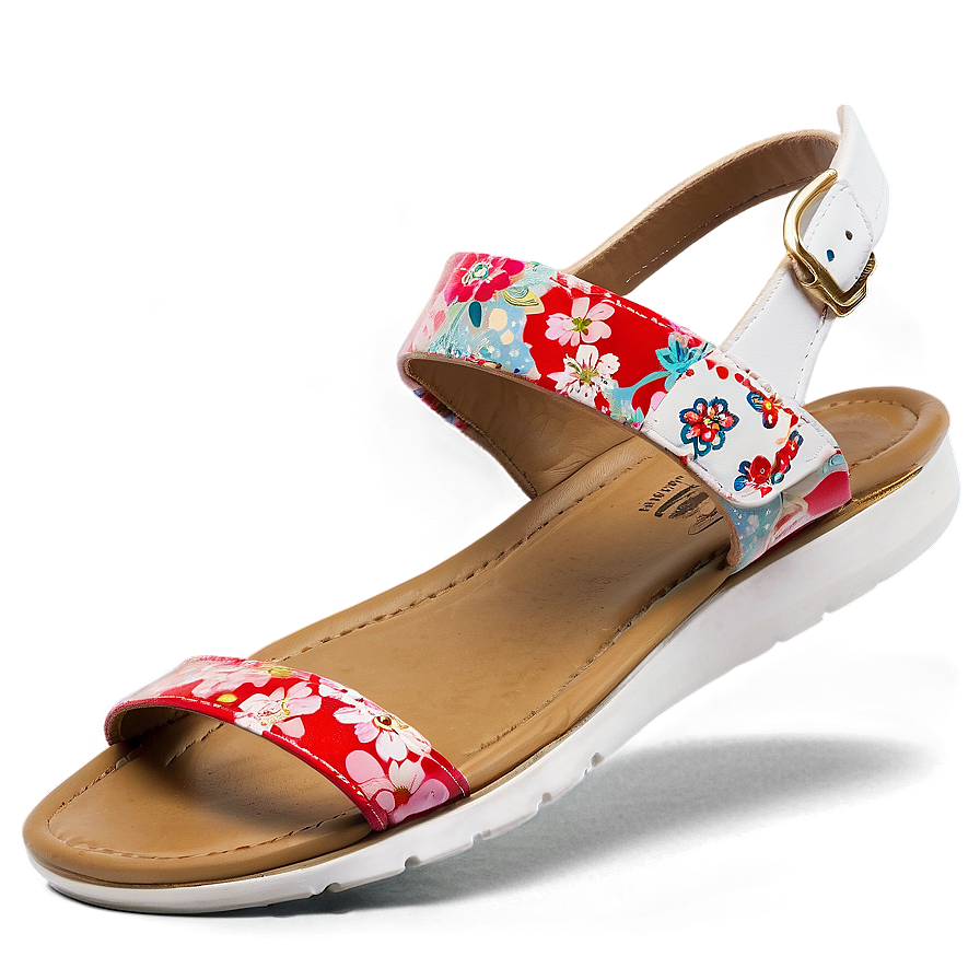 Floral Sandals Spring Png 06262024 PNG Image