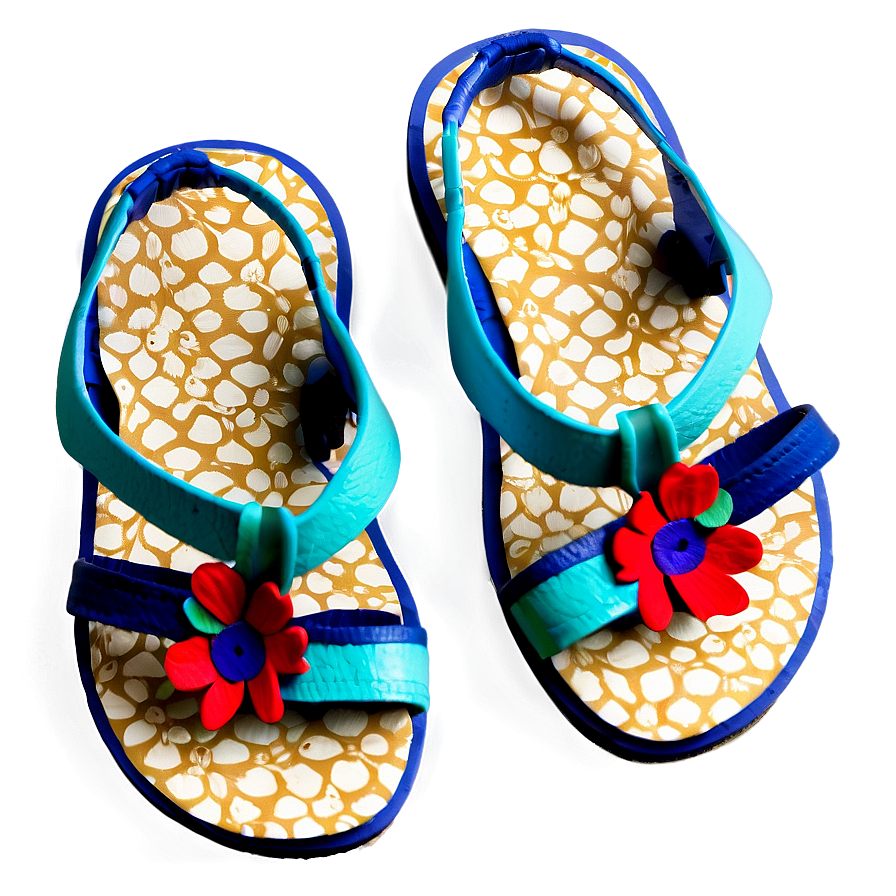 Floral Sandals Spring Png Loh87 PNG Image