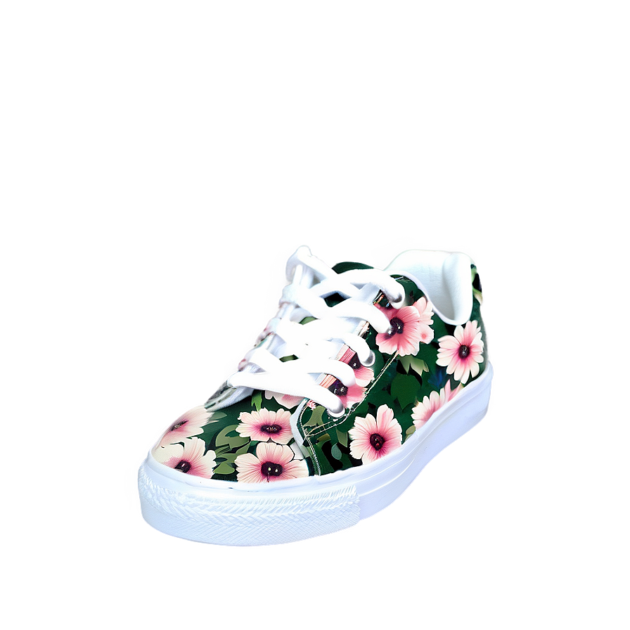 Floral Sneakers Png 73 PNG Image