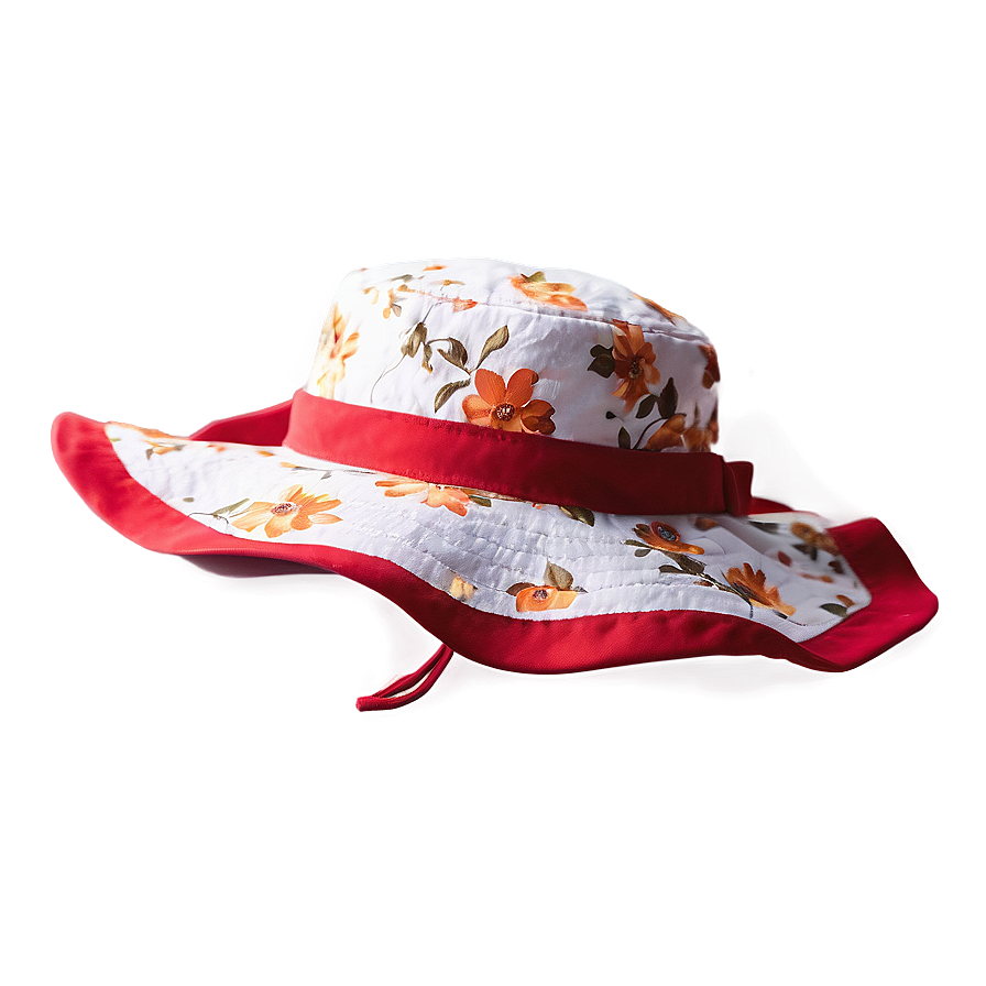 Floral Sun Hat Png Xku33 PNG Image