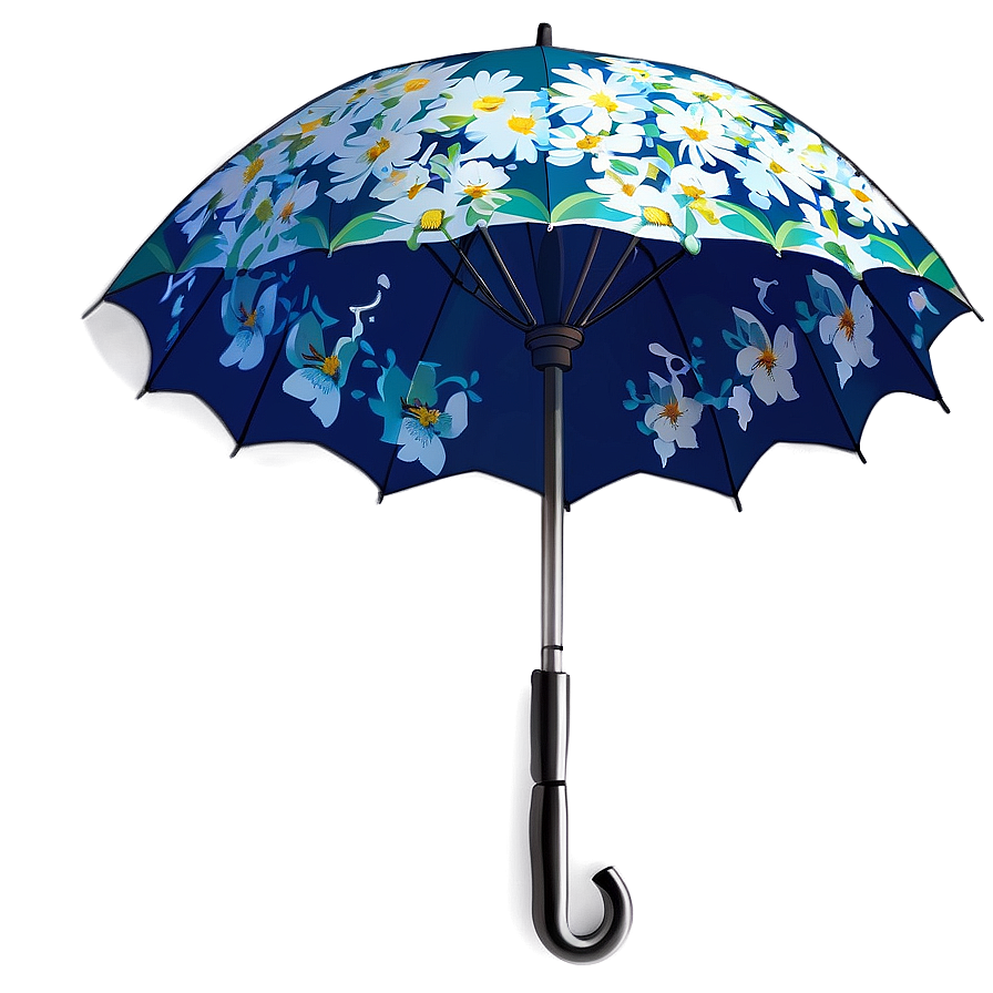 Floral Umbrella Png Hmw PNG Image