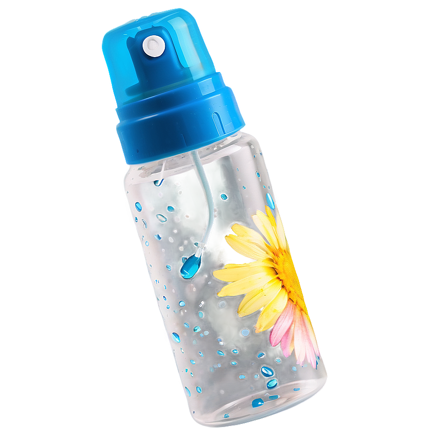 Floral Water Spray Bottle Png Sfg10 PNG Image